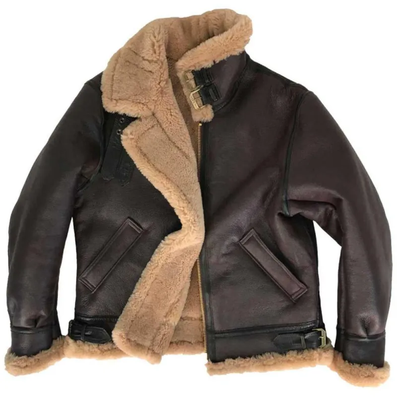 Cockpit USA Mens Spitfire B-3 Sheepskin Bomber Jacket SIZE 38 Final Sale - Ships Same Day sold by Legendary USA