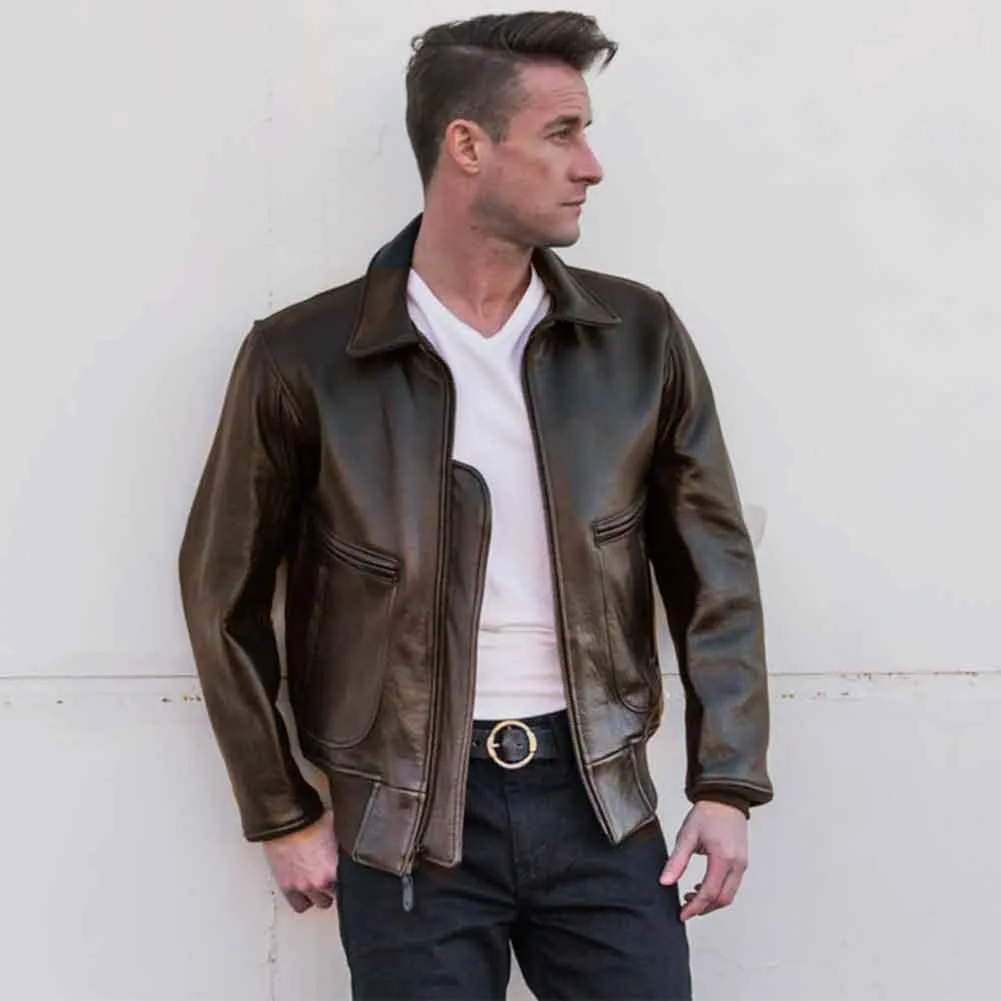 Cockpit USA Men's Modified Raider Leather Flight Jacket SIZE XLARGE - Final Sale Ships Same Day sold by Legendary USA product image thumbnail 4