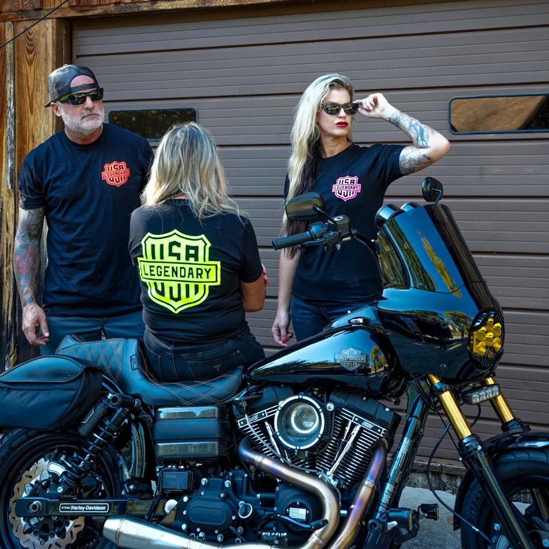 Legendary Color Shield Motorcycle T-Shirt sold by Legendary USA product image thumbnail 2