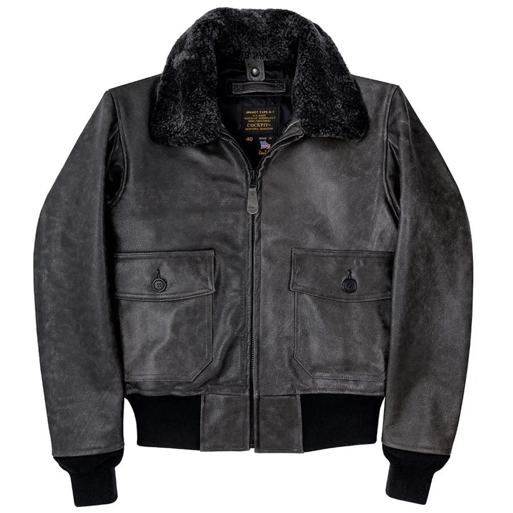 Cockpit USA Men's Shadow G-1 Flight Jacket sold by Legendary USA
