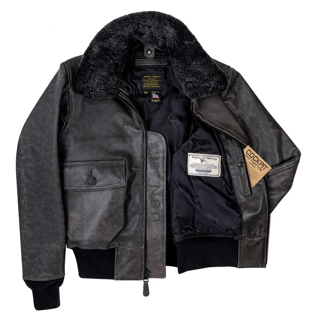 Cockpit USA Men's Shadow G-1 Flight Jacket sold by Legendary USA product image thumbnail 2