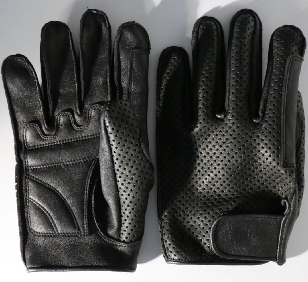 Legendary ILL DOZER Perforated Top Short Wrist Outseam Deerskin Motorcycle Gloves sold by Legendary USA product image thumbnail 2