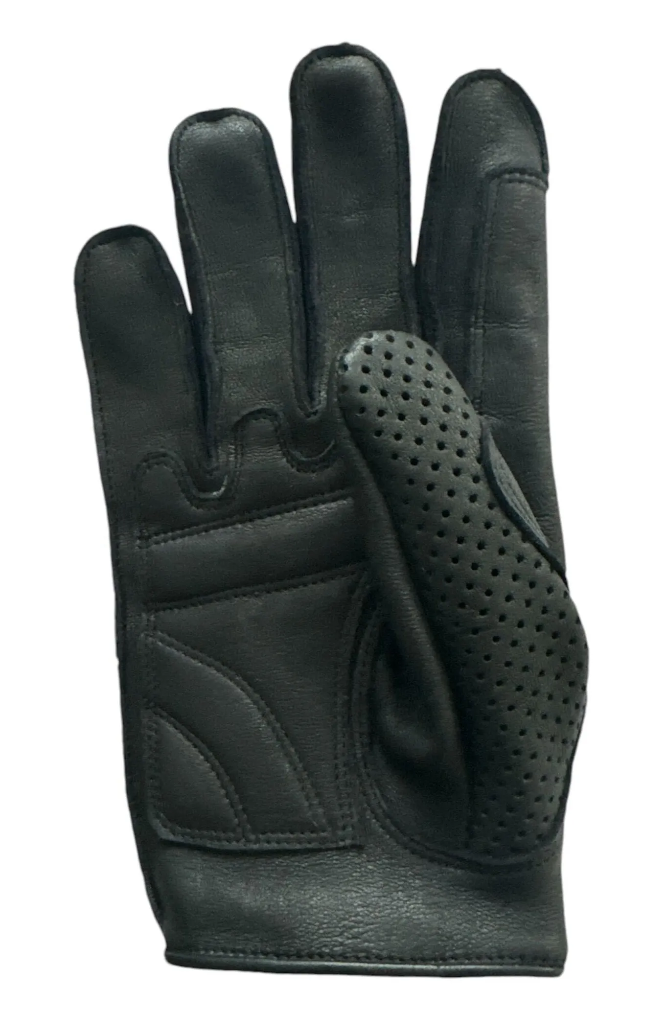 Legendary ILL DOZER Perforated Top Short Wrist Outseam Deerskin Motorcycle Gloves sold by Legendary USA product image thumbnail 3