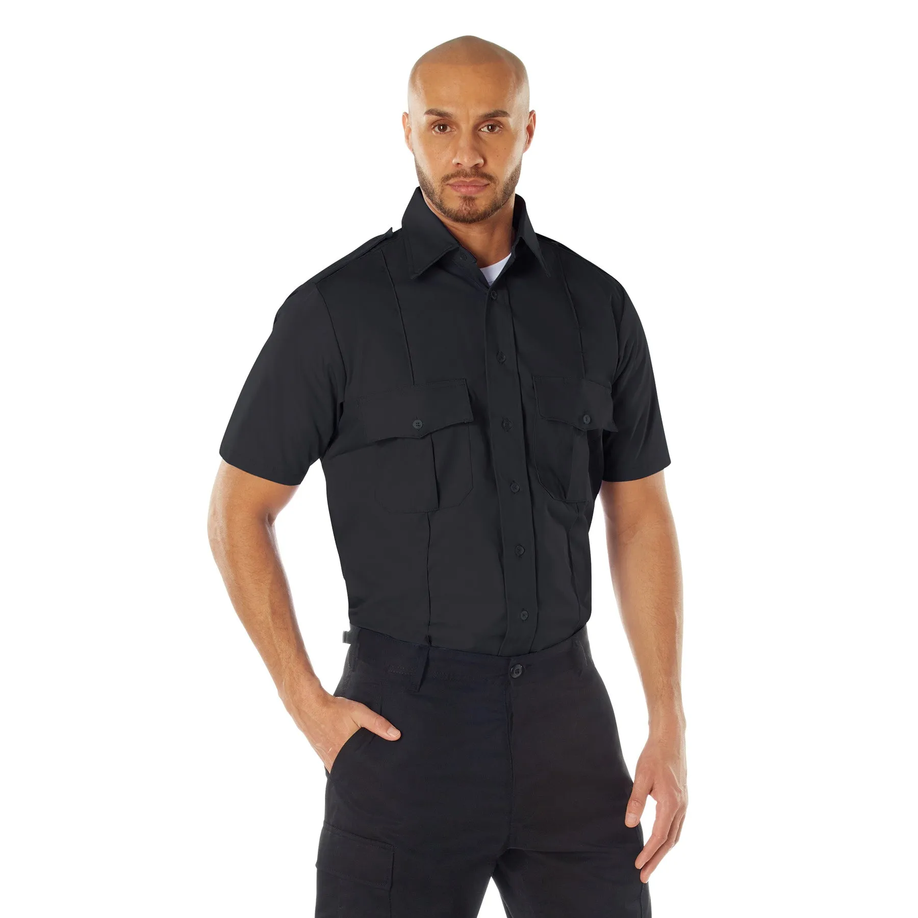 Short Sleeve Uniform Shirt by Rothco sold by Legendary USA product image thumbnail 3