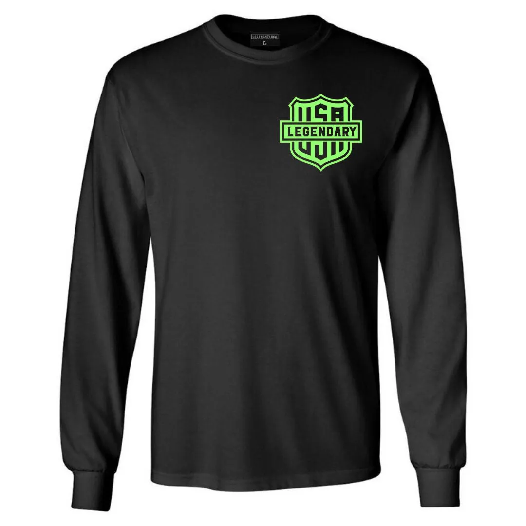 Legendary Neon Shield Long Sleeve Shirt sold by Legendary USA product image thumbnail 5