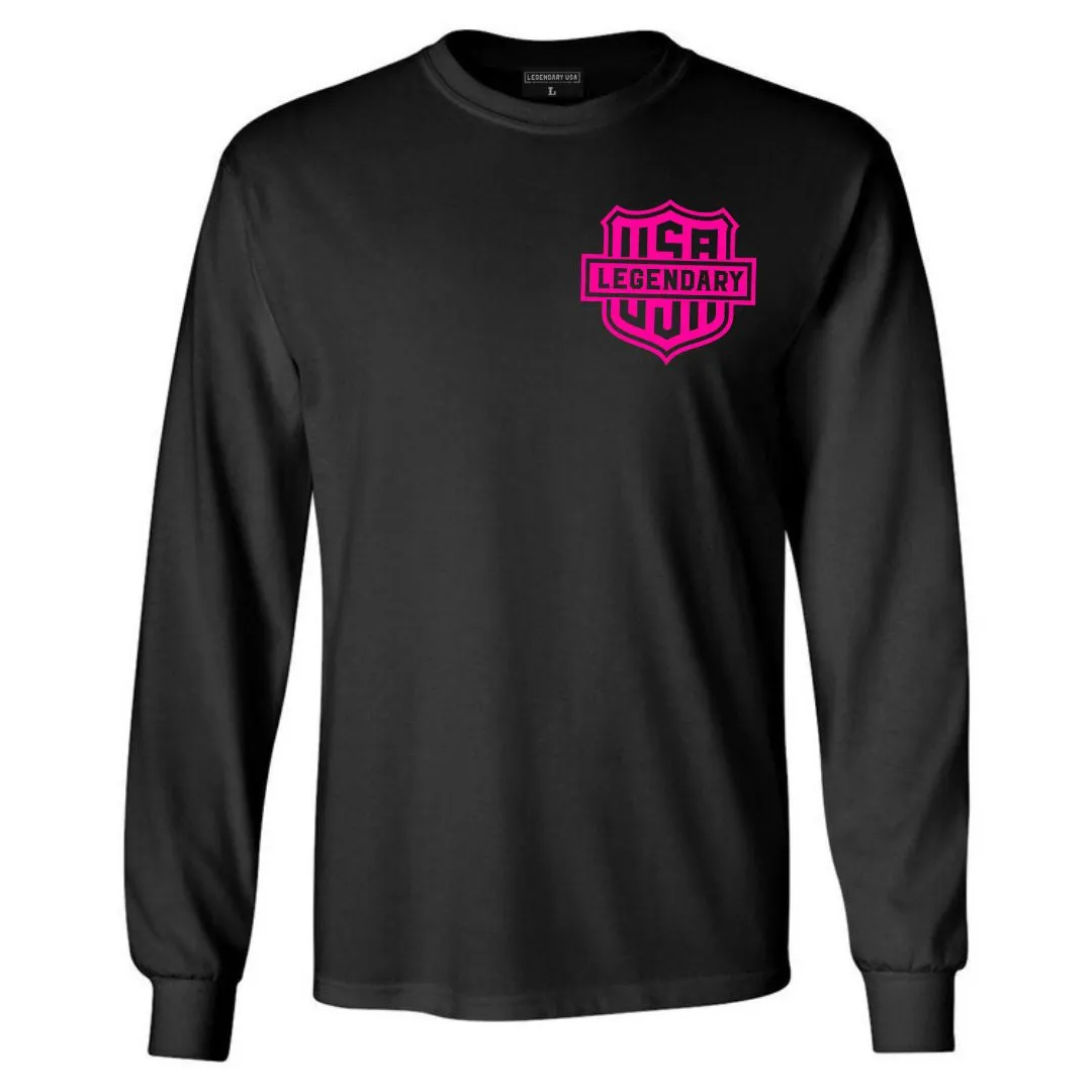 Legendary Neon Shield Long Sleeve Shirt sold by Legendary USA product image thumbnail 3