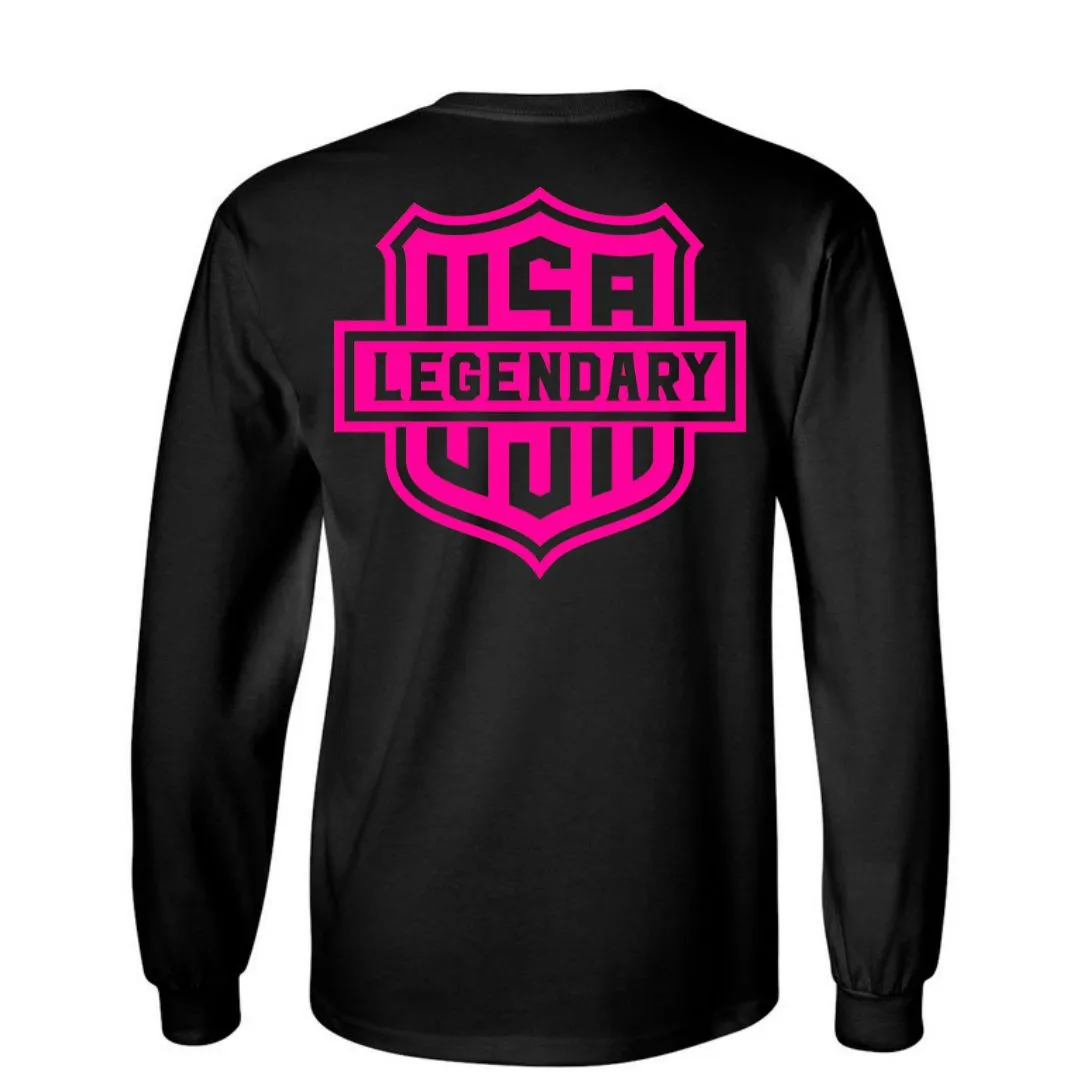 Legendary Neon Shield Long Sleeve Shirt sold by Legendary USA product image thumbnail 4