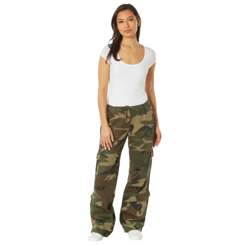 Rothco Womens Camo Vintage Paratrooper Cargo Pants sold by Legendary USA