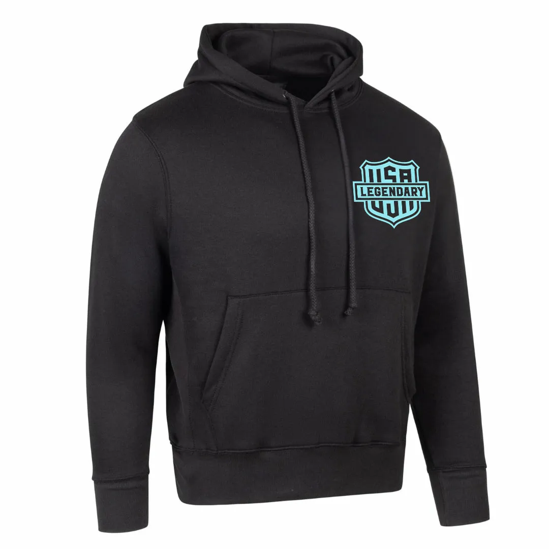 Legendary Neon & Color Shield Best Damn Motorcycle Hoodie sold by Legendary USA product image thumbnail 3