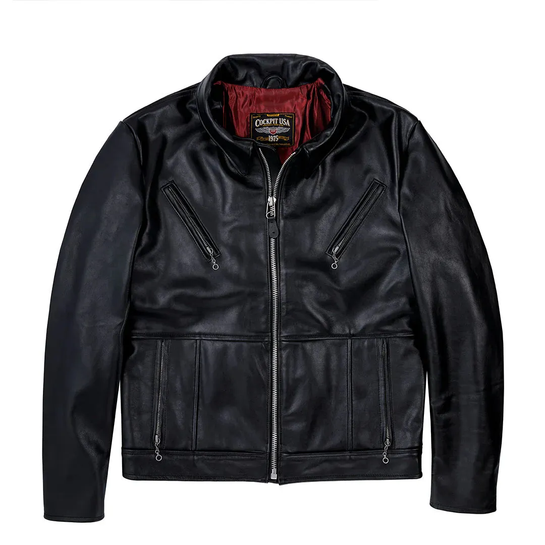 Cockpit USA Victory Rider Horsehide Leather Jacket SIZE LARGE - Final Sale Ships Same Day sold by Legendary USA