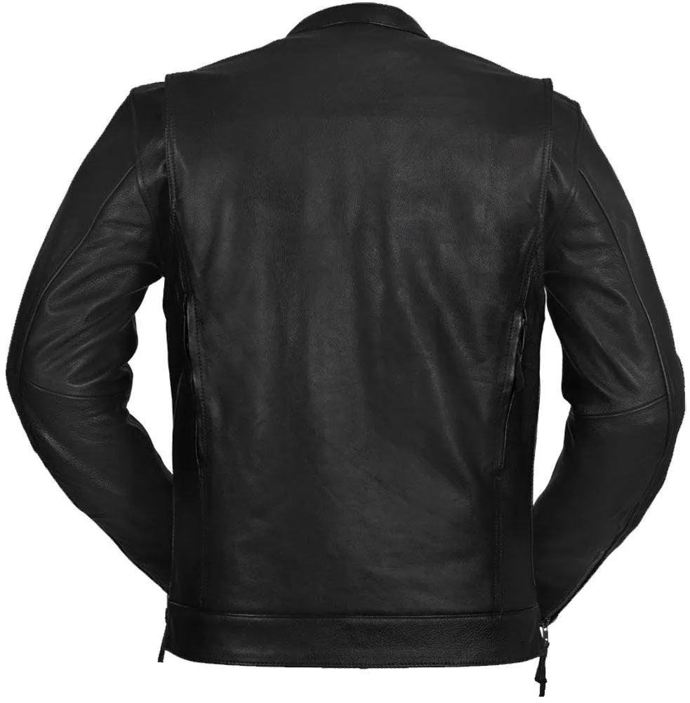 First Mfg Mens Raider Vented Leather Motorcycle Jacket SIZE: XLARGE - Final Sale Ships Same Day sold by Legendary USA product image thumbnail 3