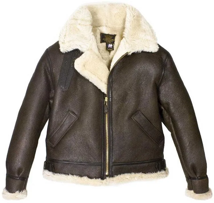 Cockpit USA Men's B-3 Sheepskin Bomber Jacket SIZE 38 FINAL SALE SHIPS SAME DAY sold by Legendary USA product image thumbnail 2