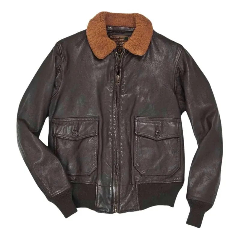 Cockpit USA Mens 100 Mission G-1 Aviator Leather Flight Jacket Size 42 - Final Sale Ships Same Day sold by Legendary USA