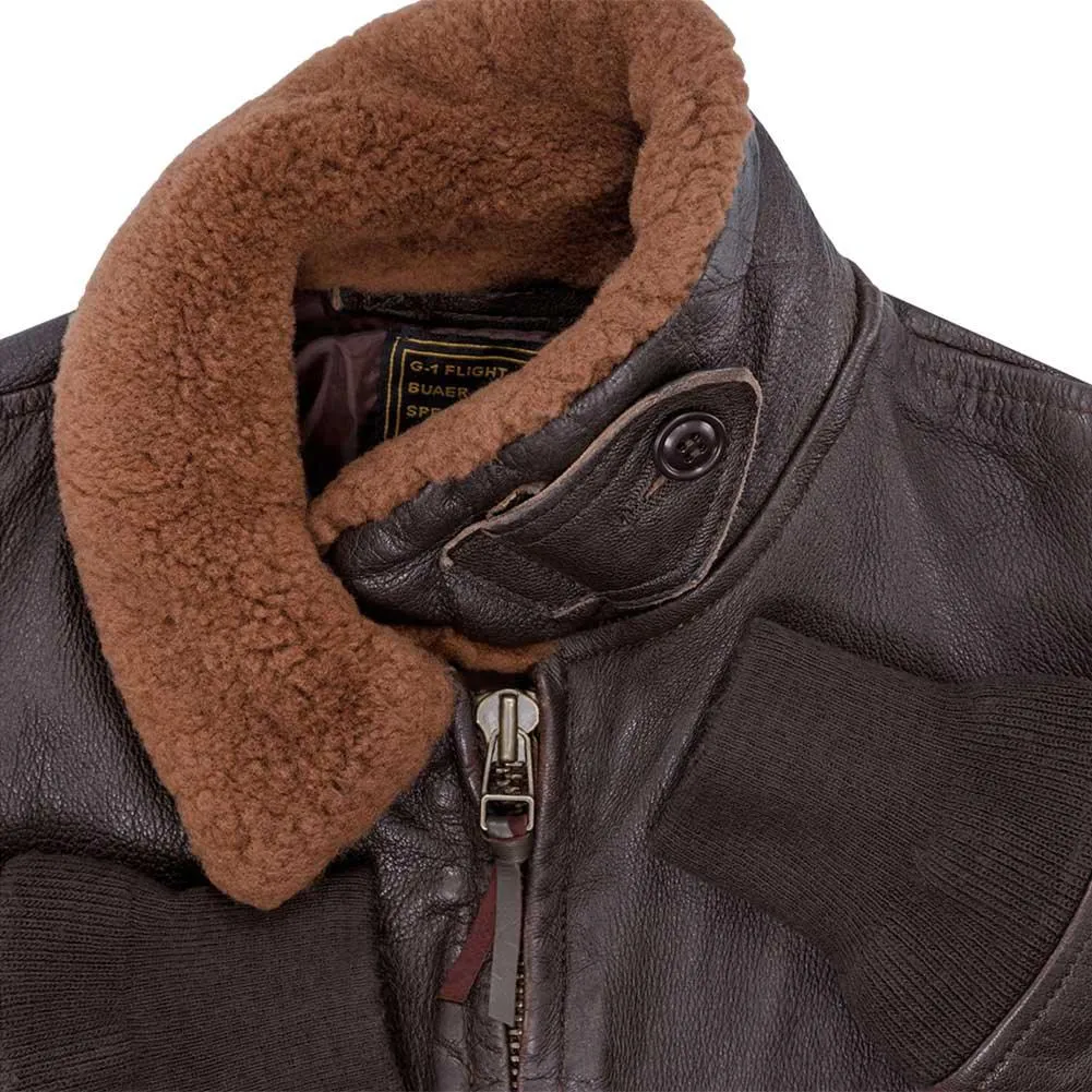 Cockpit USA Z21C0071 Mens 100 Mission G-1 Aviator Leather Flight Jacket Size 42 - Final Sale Ships Same Day sold by Legendary USA product image thumbnail 3