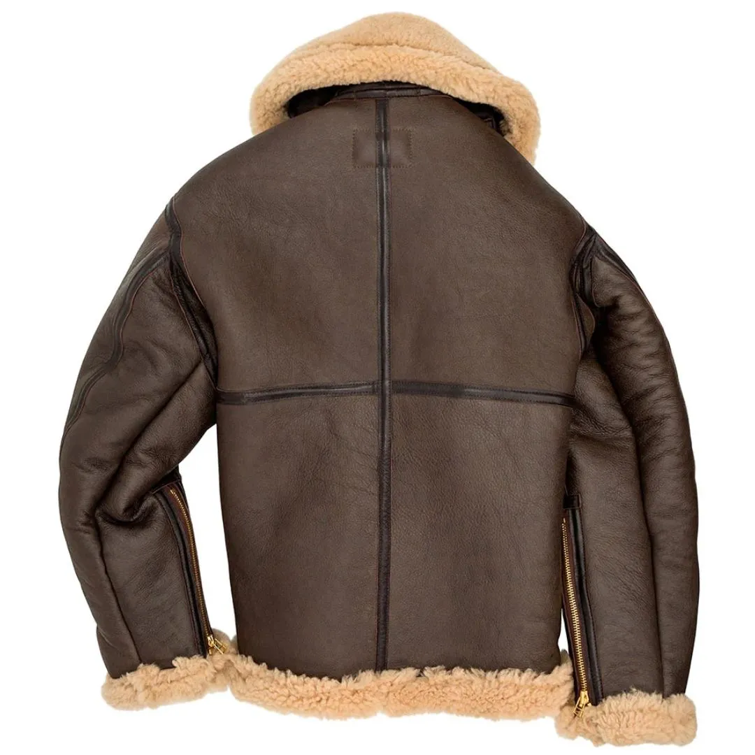 Cockpit USA Men's British R.A.F. Sheepskin Bomber Jacket SIZE 44 FINAL SALE Ships Same Day sold by Legendary USA product image thumbnail 4