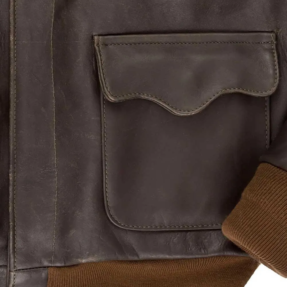 Cockpit USA Mens 40th Anniversary Horsehide A-2 Flight Jacket SIZE 42 - Final Sale Ships Same Day sold by Legendary USA product image thumbnail 5