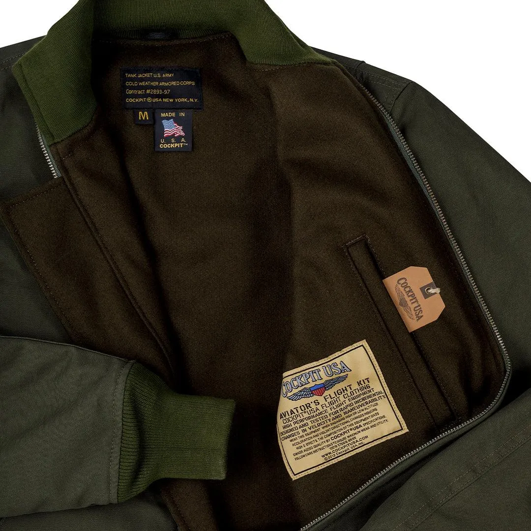 Cockpit USA Mens Wool-Lined WWII American Tanker Jacket - Olive SIZE 2XLARGE - Final Sale Ships Same Day sold by Legendary USA product image thumbnail 3