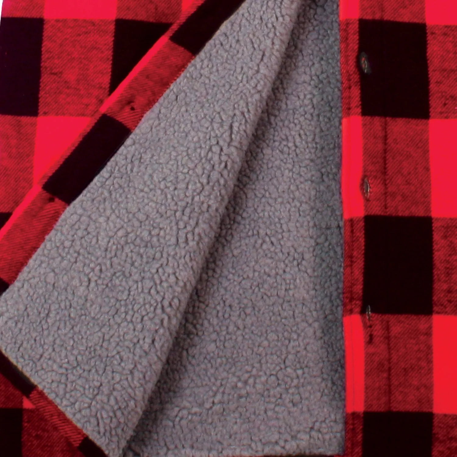 Rothco Extra Heavyweight Buffalo Plaid Sherpa Lined Flannel Shirts sold by Legendary USA product image thumbnail 5