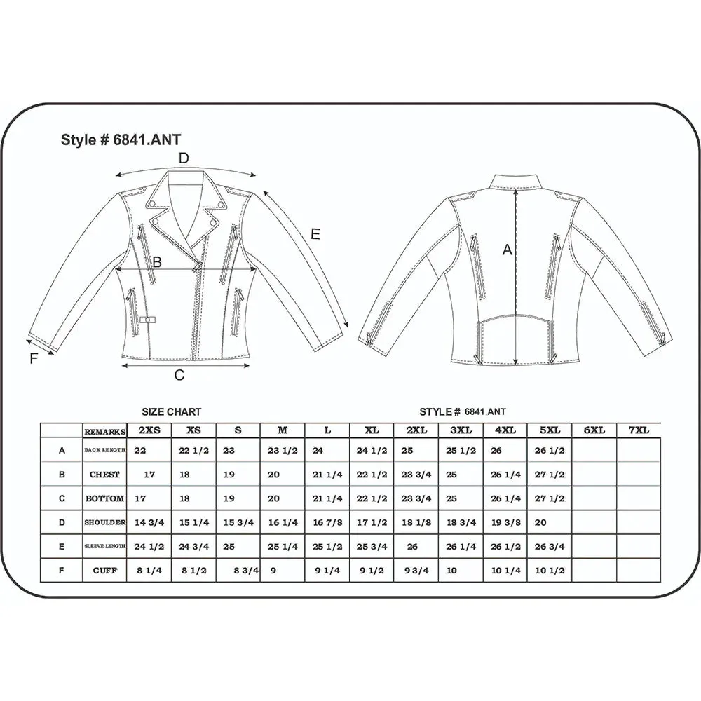 Dakota - Womens Tan Leather Motorcycle Jacket by UNIK Leather Co. sold by Legendary USA product image thumbnail 3