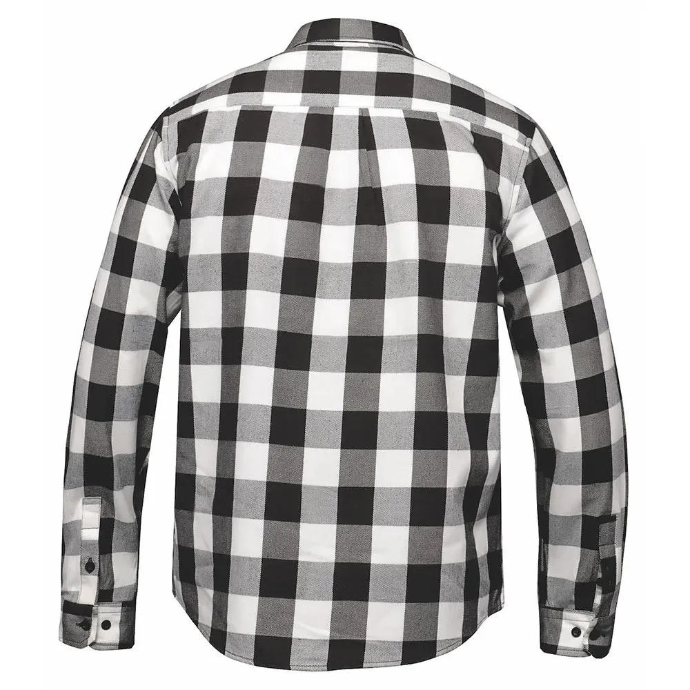 Men's Black and White Flannel Shirt by DERRINGER Flannel Co. sold by Legendary USA product image thumbnail 2