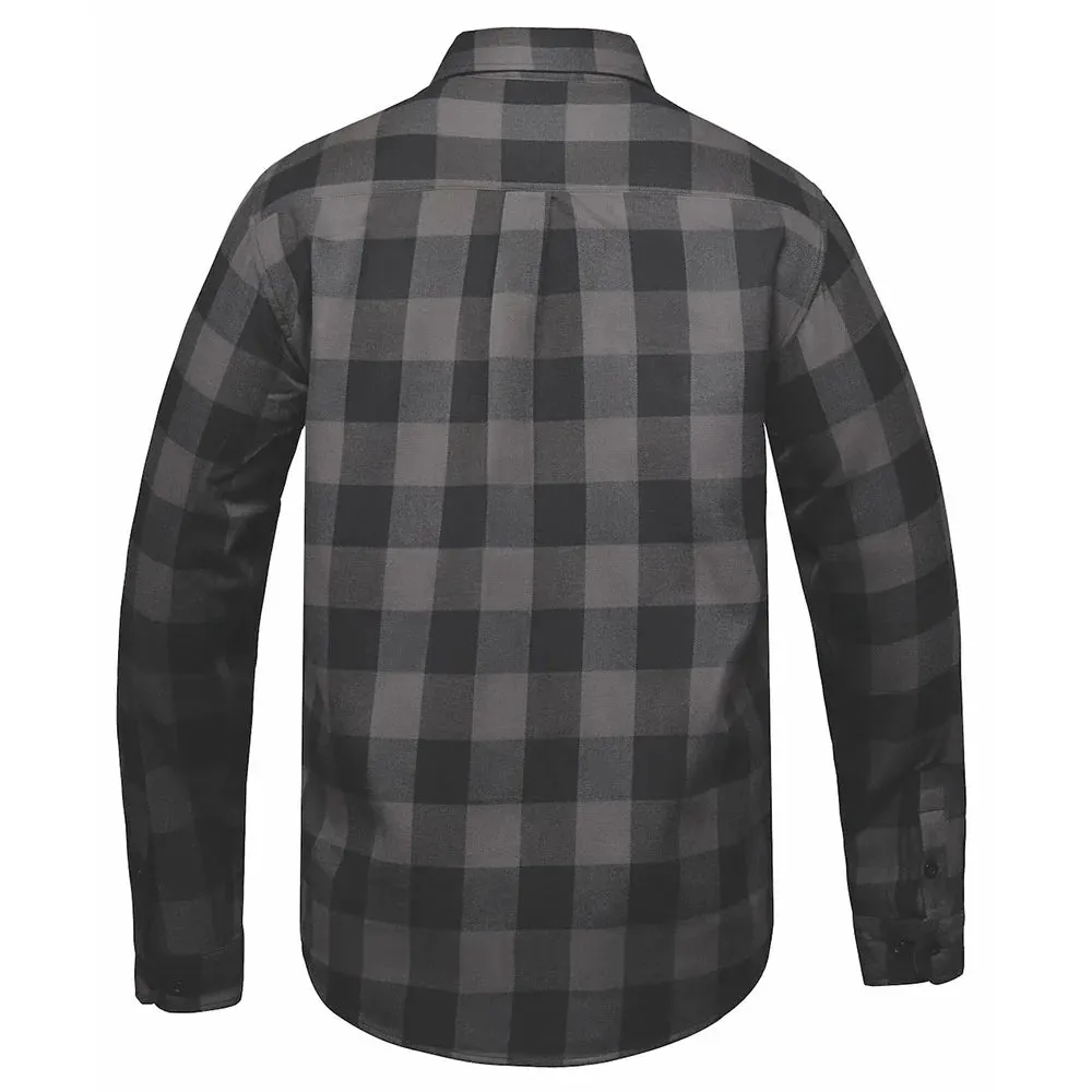 Men's Black and Gray Flannel Shirt by DERRINGER Flannel Co. sold by Legendary USA product image thumbnail 2