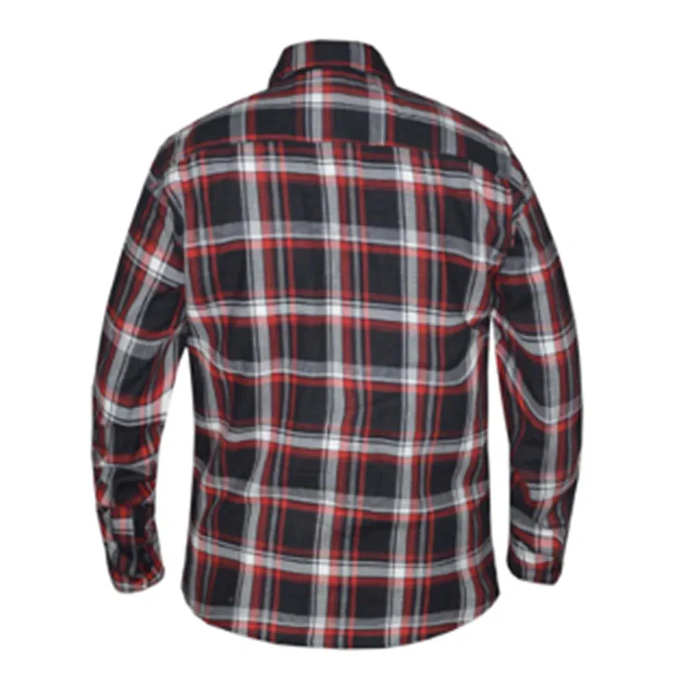 Men's Black and Red Flannel Shirt by DERRINGER Flannel Co. sold by Legendary USA product image thumbnail 2