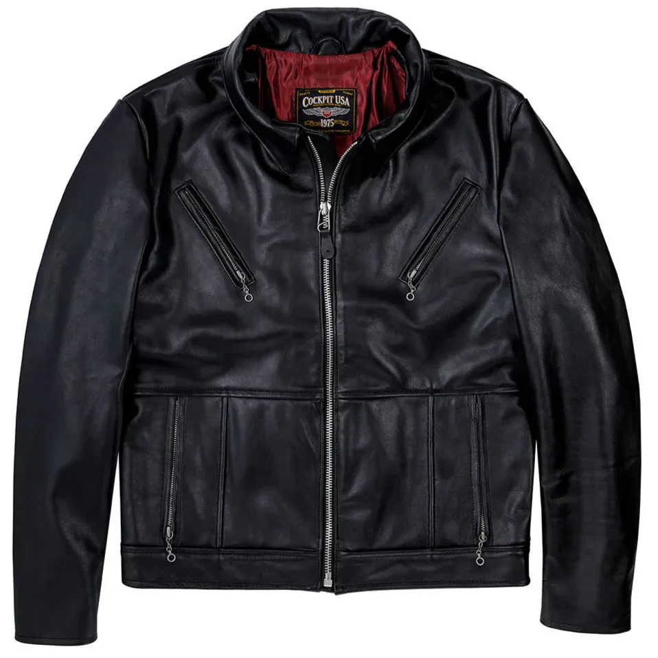 Cockpit USA Victory Rider Horsehide Leather Jacket Z21A014 SIZE MEDIUM - Final Sale Ships Same Day sold by Legendary USA