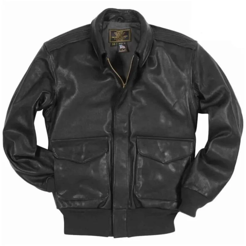 Cockpit USA Mens USAF Goatskin A-2 Flight Jacket - Brown Size 54 - Final Sale Ships Same Day sold by Legendary USA
