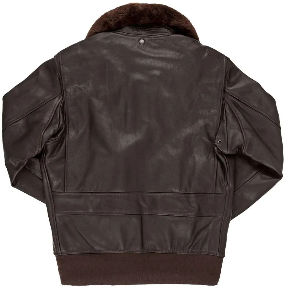 Cockpit USA Men's Modified G-1 Goatskin Leather Flight Jacket Z2108M SIZE 54 - Final Sale Ships Same Day sold by Legendary USA product image thumbnail 3