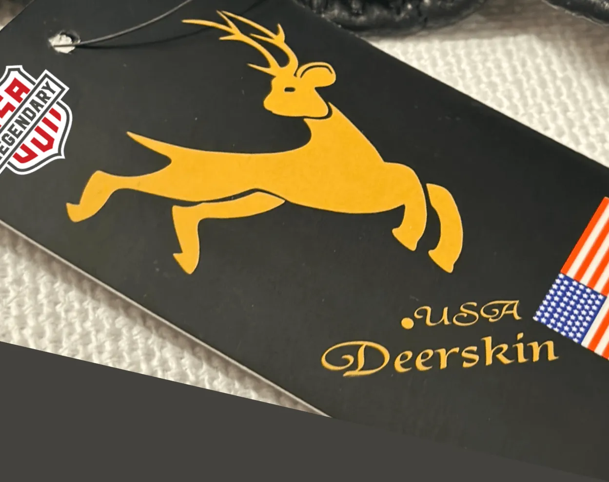 Legendary White Deerskin Ventilated Driving Gloves with Touchscreen sold by Legendary USA product image thumbnail 3