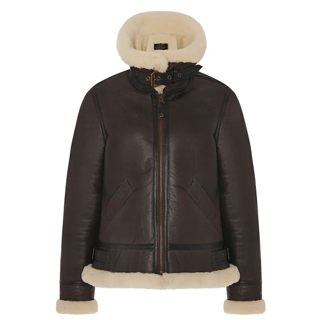 Cockpit USA Womens B-3 Sheepskin Bomber Jacket W72N100 SIZE LARGE - Final Sale Ships Same Day sold by Legendary USA product image thumbnail 5