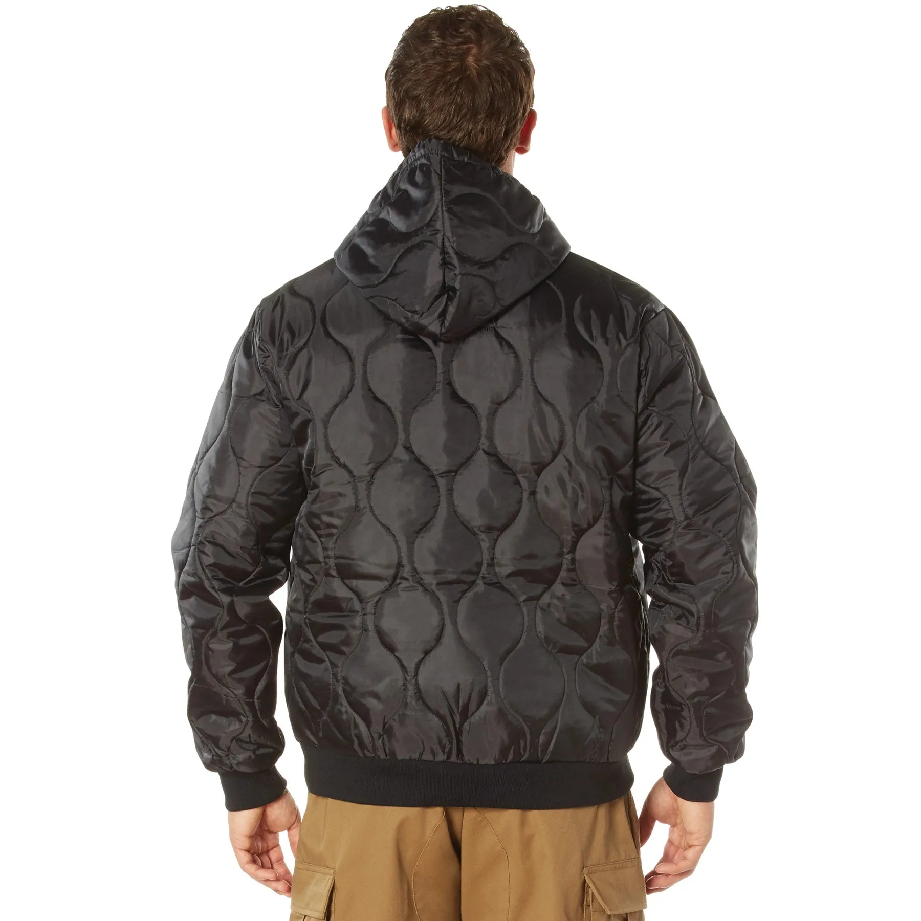 Quilted Woobie Hooded Sweatshirt by Rothco sold by Legendary USA product image thumbnail 4