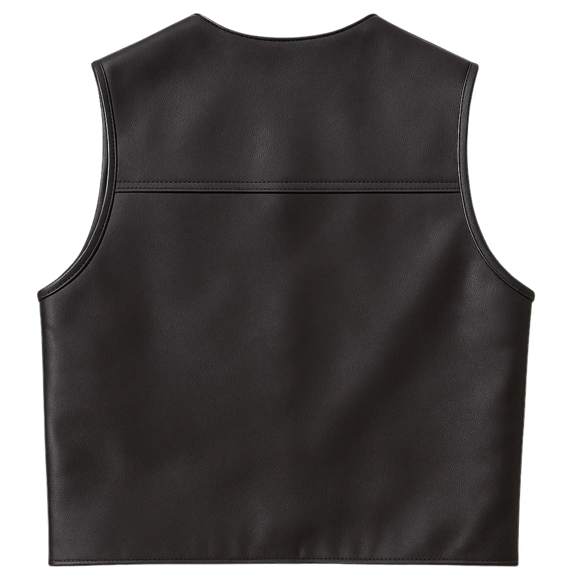 Legendary Beatdown – Fitted Club Style Leather Motorcycle Vest sold by Legendary USA product image thumbnail 2