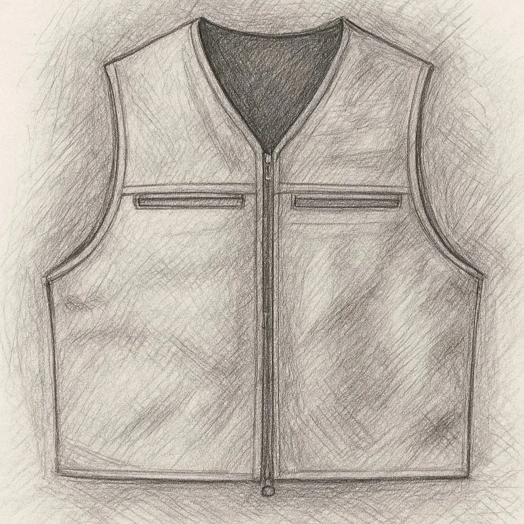 Legendary Beatdown – Fitted Club Style Leather Motorcycle Vest sold by Legendary USA product image thumbnail 5