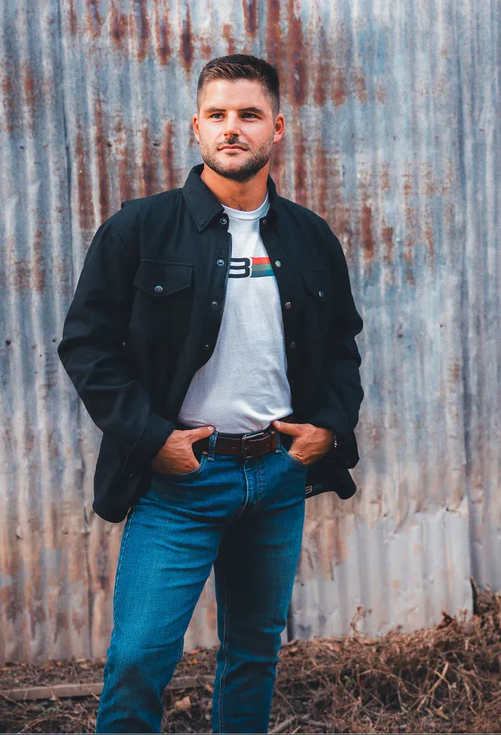Bohn Kevlar Men's Flannel Riding Shirt – Black sold by Legendary USA product image thumbnail 2