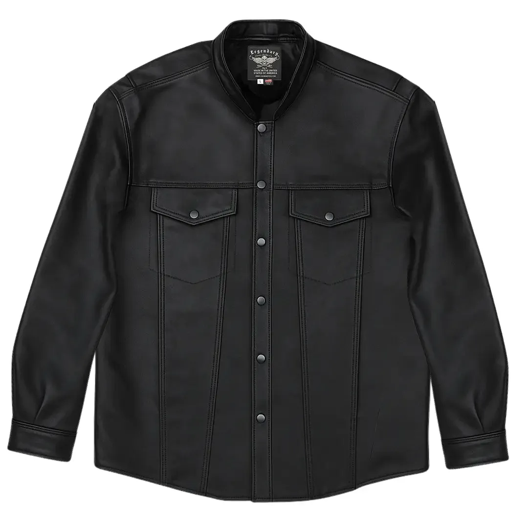 Legendary Midnight Run Genuine Cowhide Leather Riding Shirt sold by Legendary USA