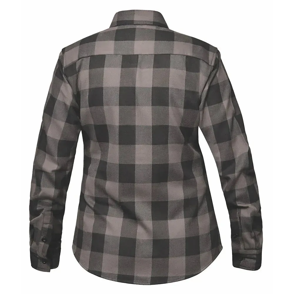 Womens Armored Flannel - Black & Gray sold by Legendary USA product image thumbnail 2