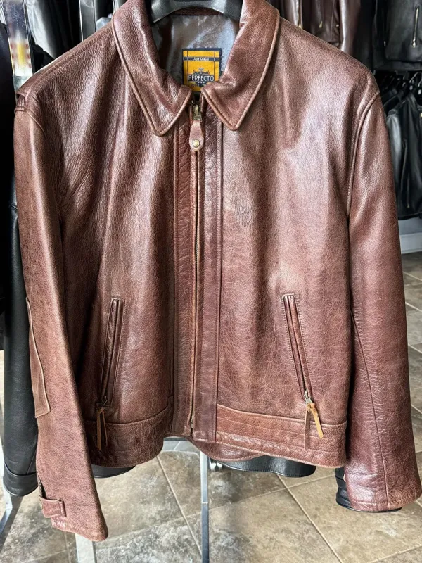 Schott 585 Vintage Motorcycle Jacket Size XL - Pre-owned - Final Sale Ships Same Day sold by Legendary USA