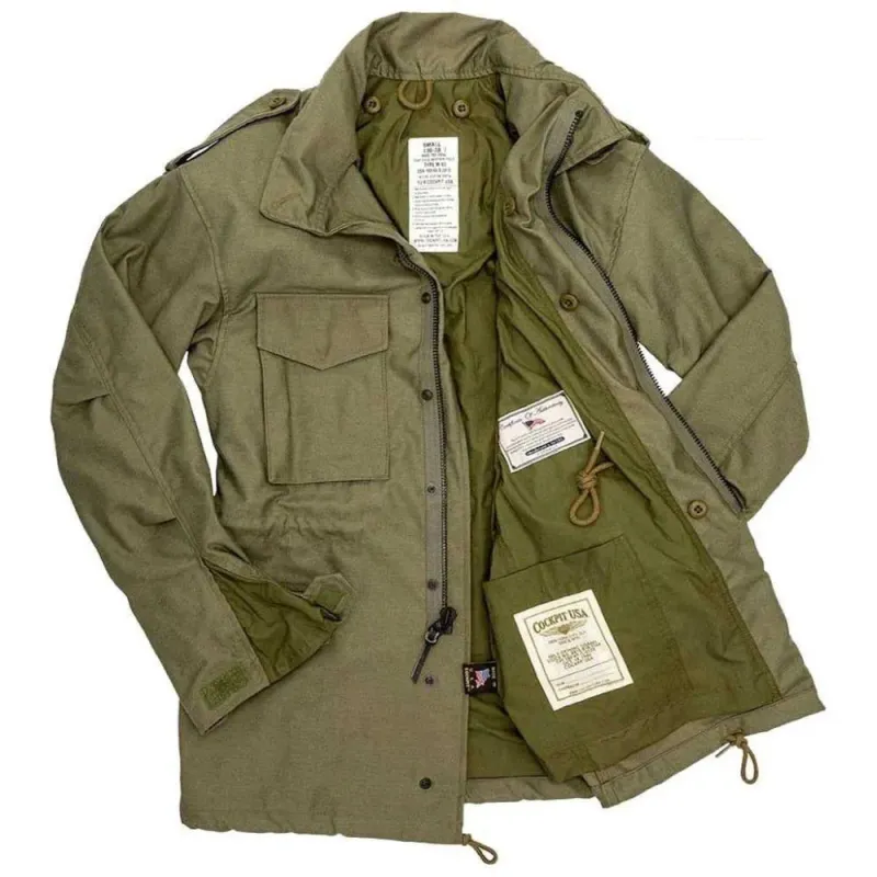 Size: MEDIUM: Cockpit USA Men's Military Spec M65 Field Jacket - Final Sale Ships Same Day sold by Legendary USA