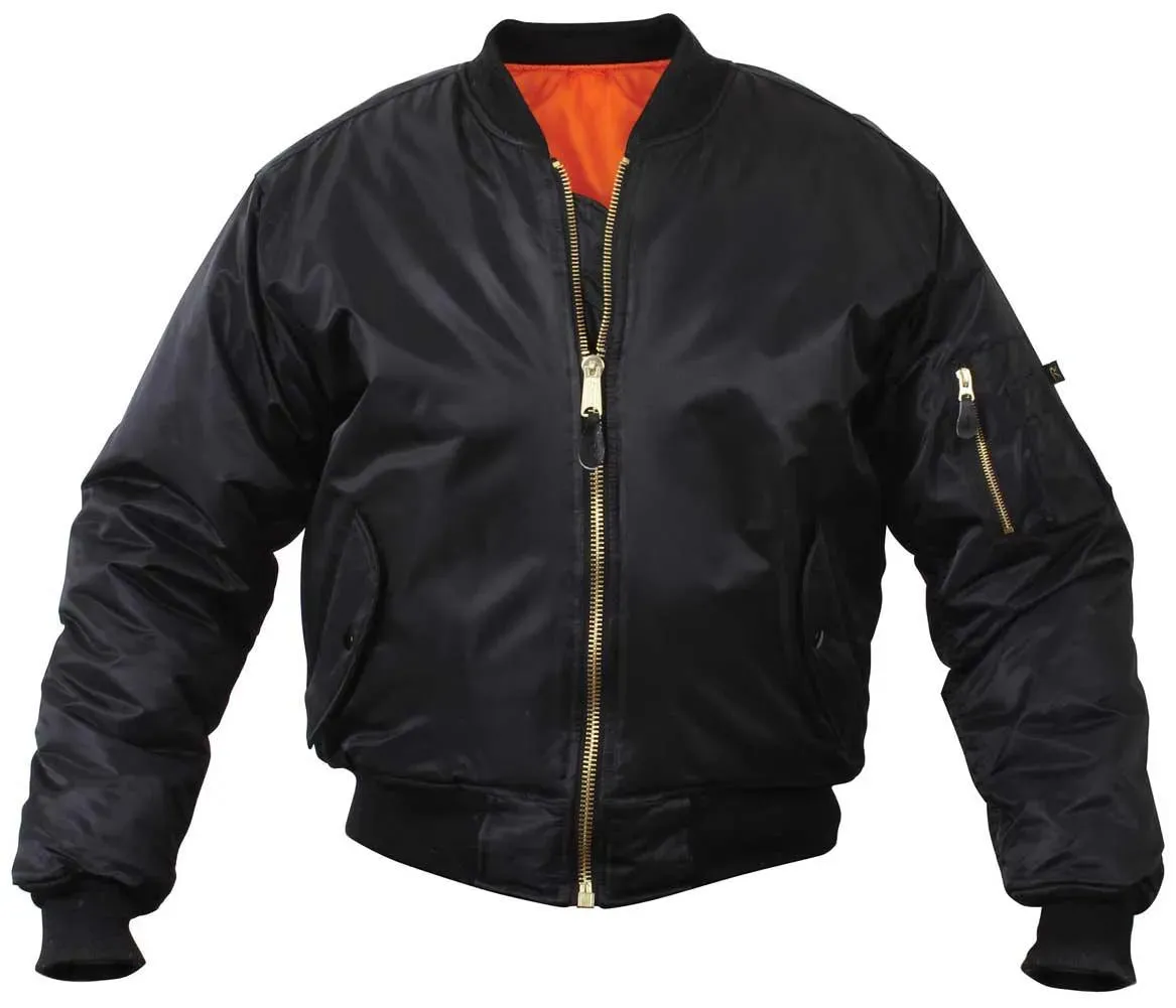 Size: 3XL Rothco Men's Classic MA-1 Nylon Flight Jacket - Final Sale Ships Same Day sold by Legendary USA product image thumbnail 2