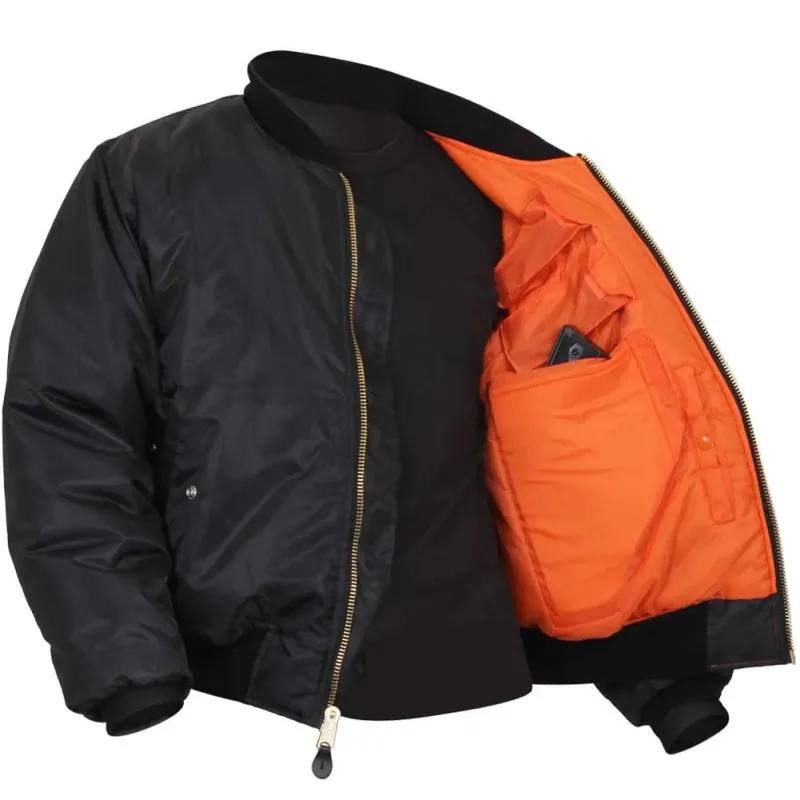 Size XL Rothco Mens Concealed Carry MA-1 Nylon Flight Jacket  - Final Sale Ships Same Day sold by Legendary USA