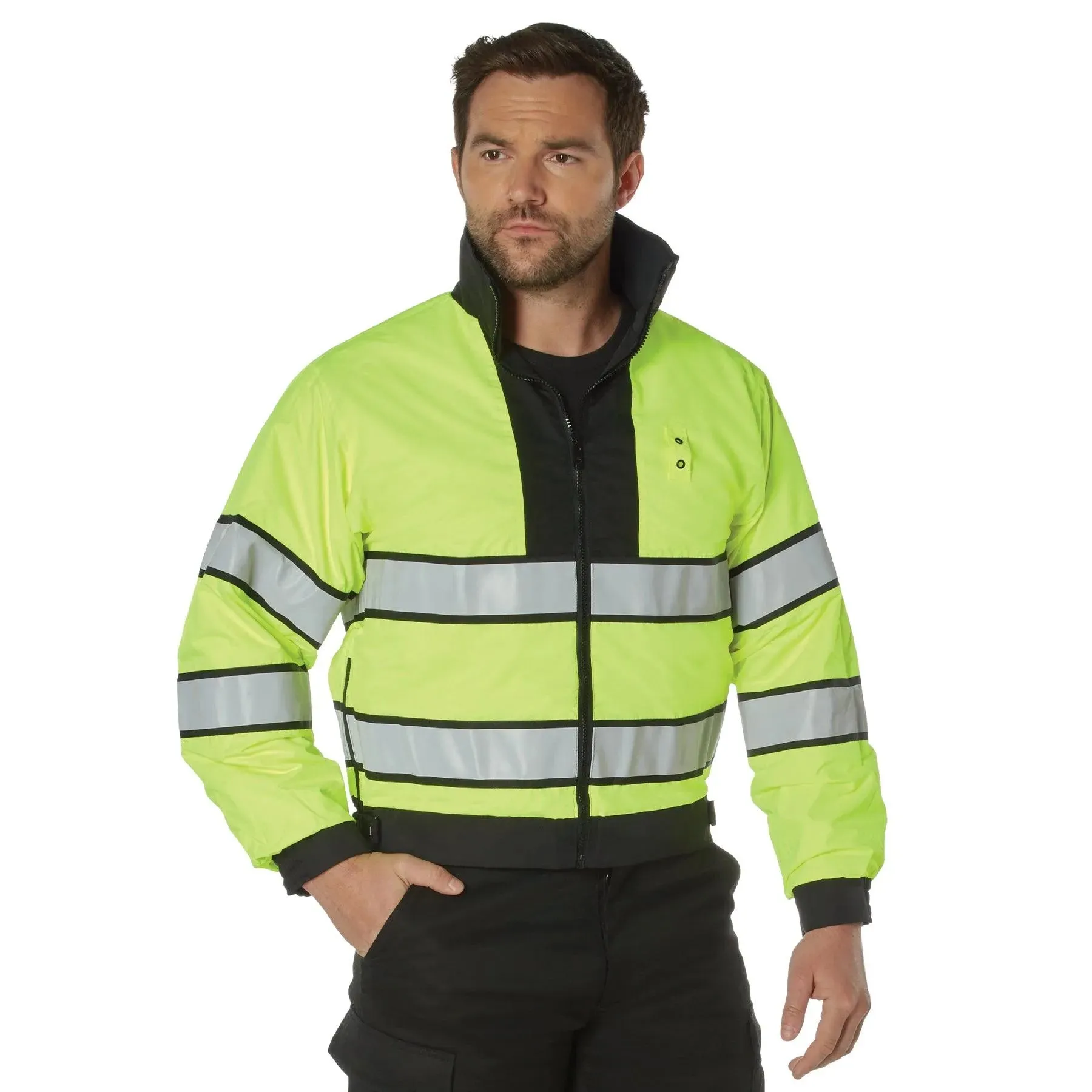 Size 2XL Reversible Hi-visibility Uniform Jacket by Rothco Final Sale Ships Same Day sold by Legendary USA product image thumbnail 5