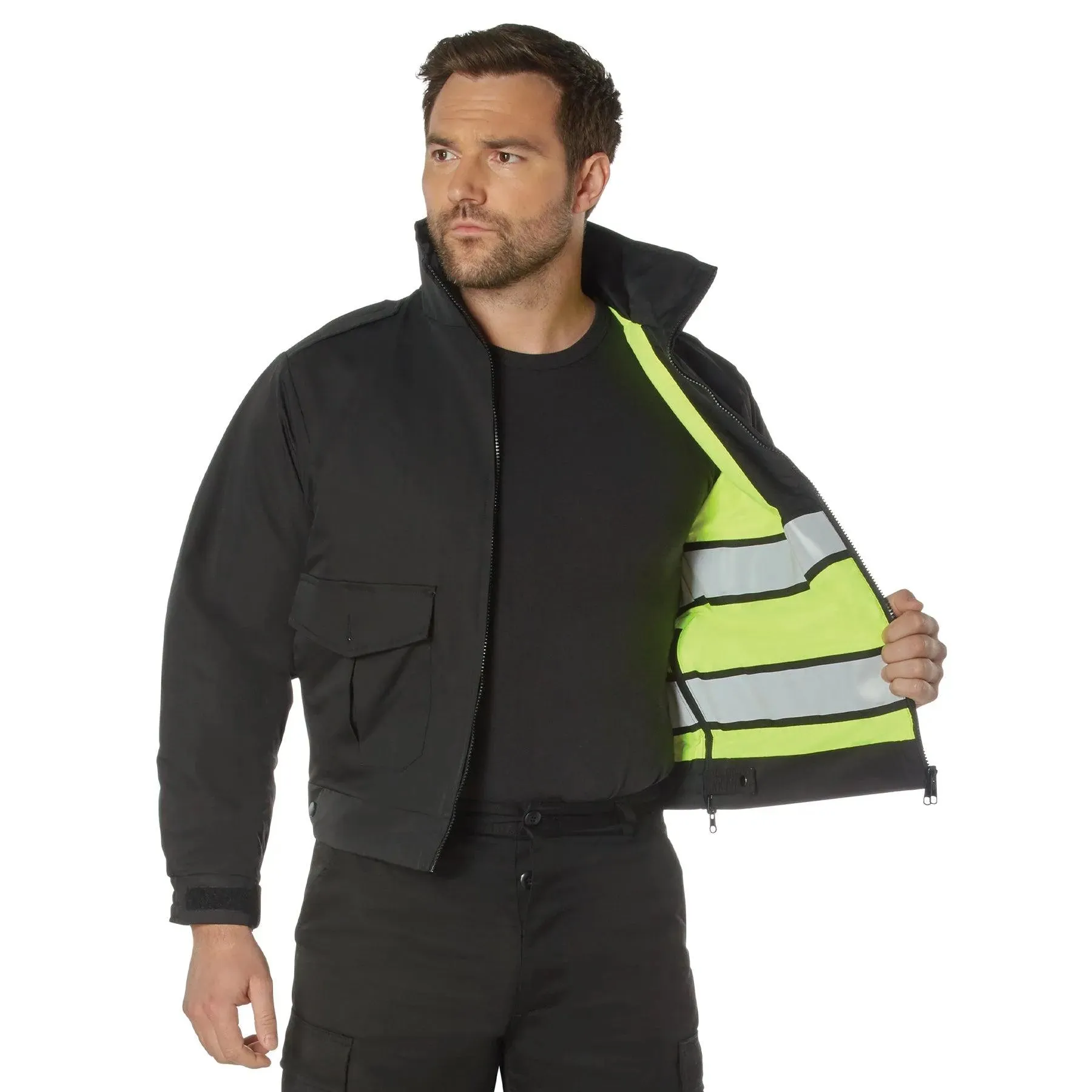 Size 2XL Reversible Hi-visibility Uniform Jacket by Rothco Final Sale Ships Same Day sold by Legendary USA product image thumbnail 2