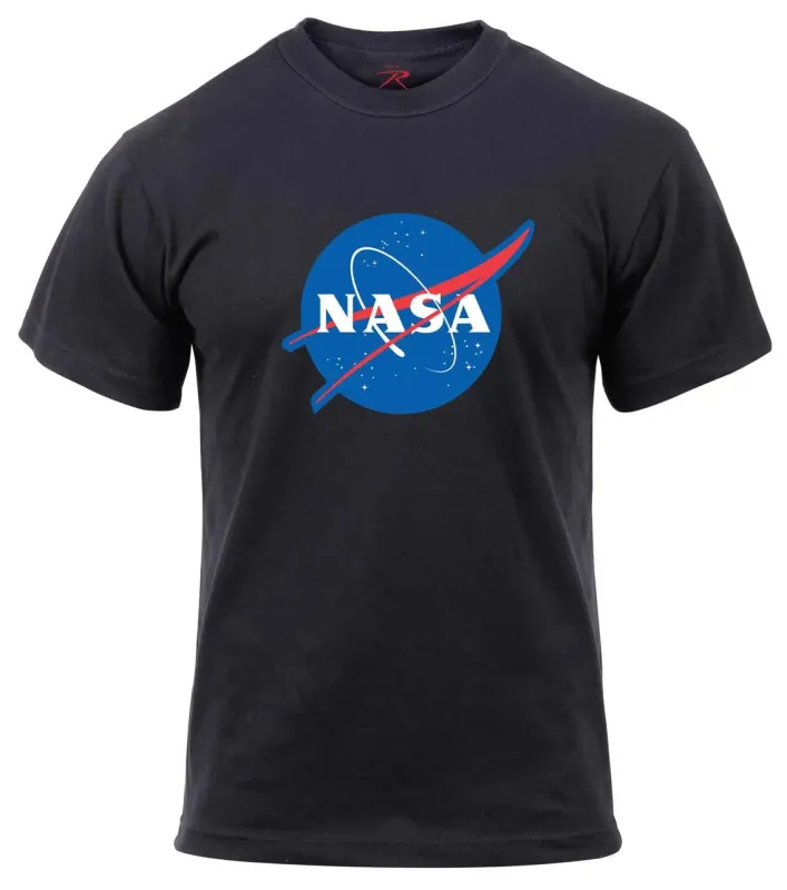 Size: LARGE Mens NASA Meatball Logo Black T-Shirt FINAL SALE SHIPS SAME DAY sold by Legendary USA
