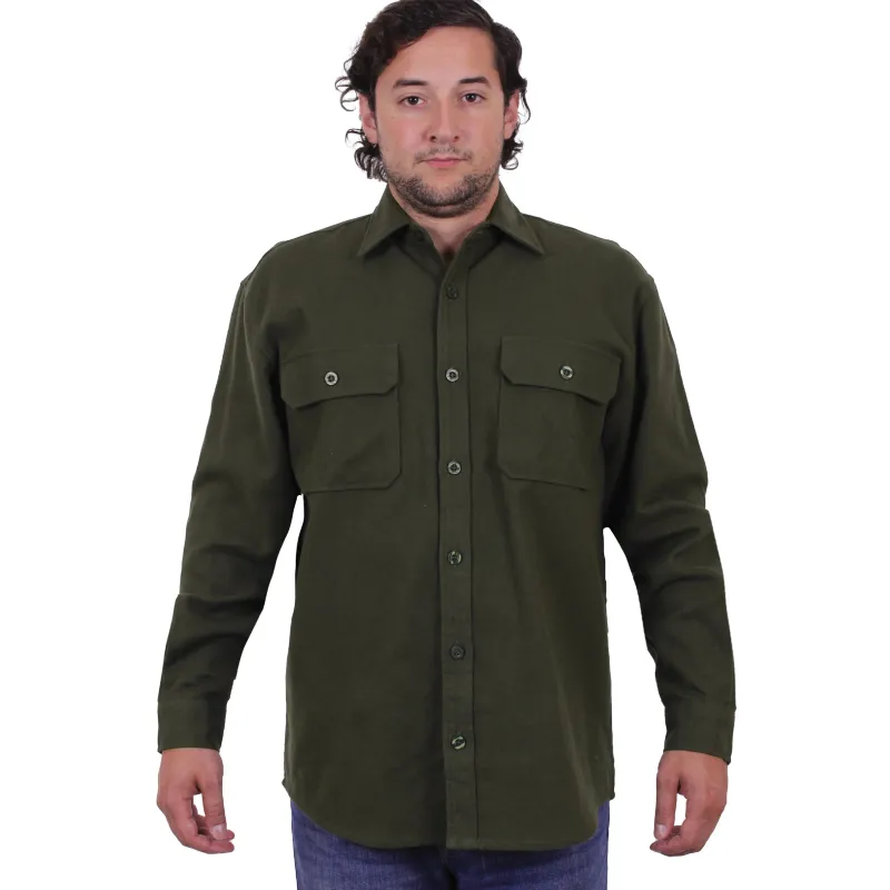 Size: 2XL Rothco Heavy Weight Solid Flannel Shirt - Final Sale Ships Same Day sold by Legendary USA