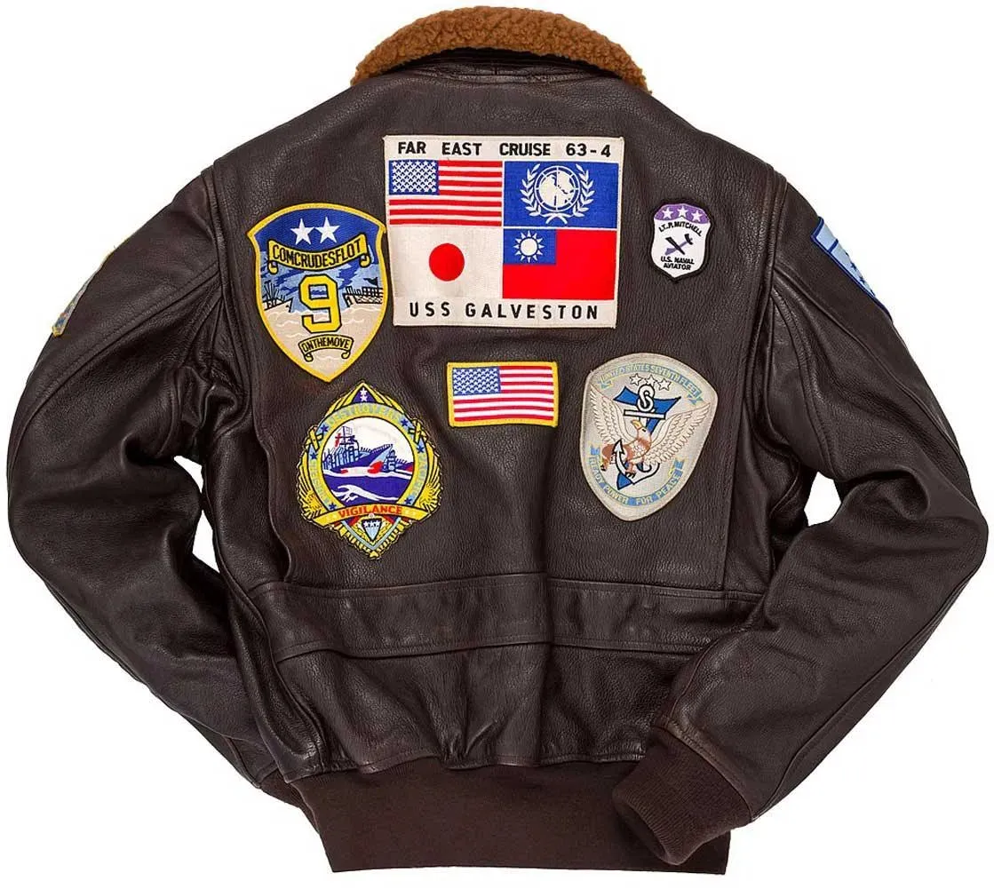 Size: 38 Cockpit USA Men's Reproduction Top Gun G-1 Leather Flight Jacket Final Sale Ships Same Day sold by Legendary USA product image thumbnail 4