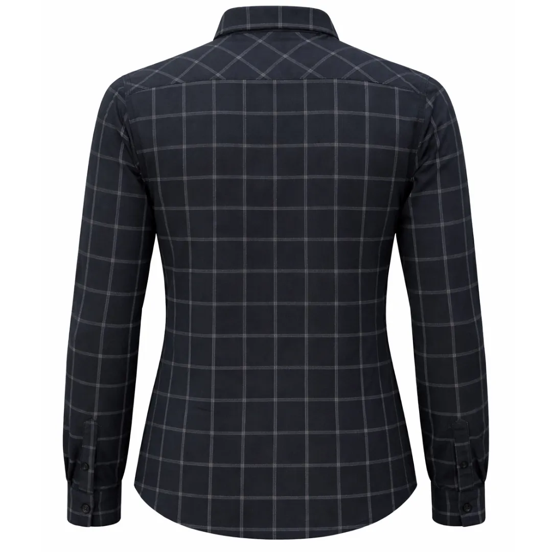 Legendary No Life™ Series Women's Black & White Flannel Shirt - Limited Edition- Final Sale Ships Same Day sold by Legendary USA product image thumbnail 2