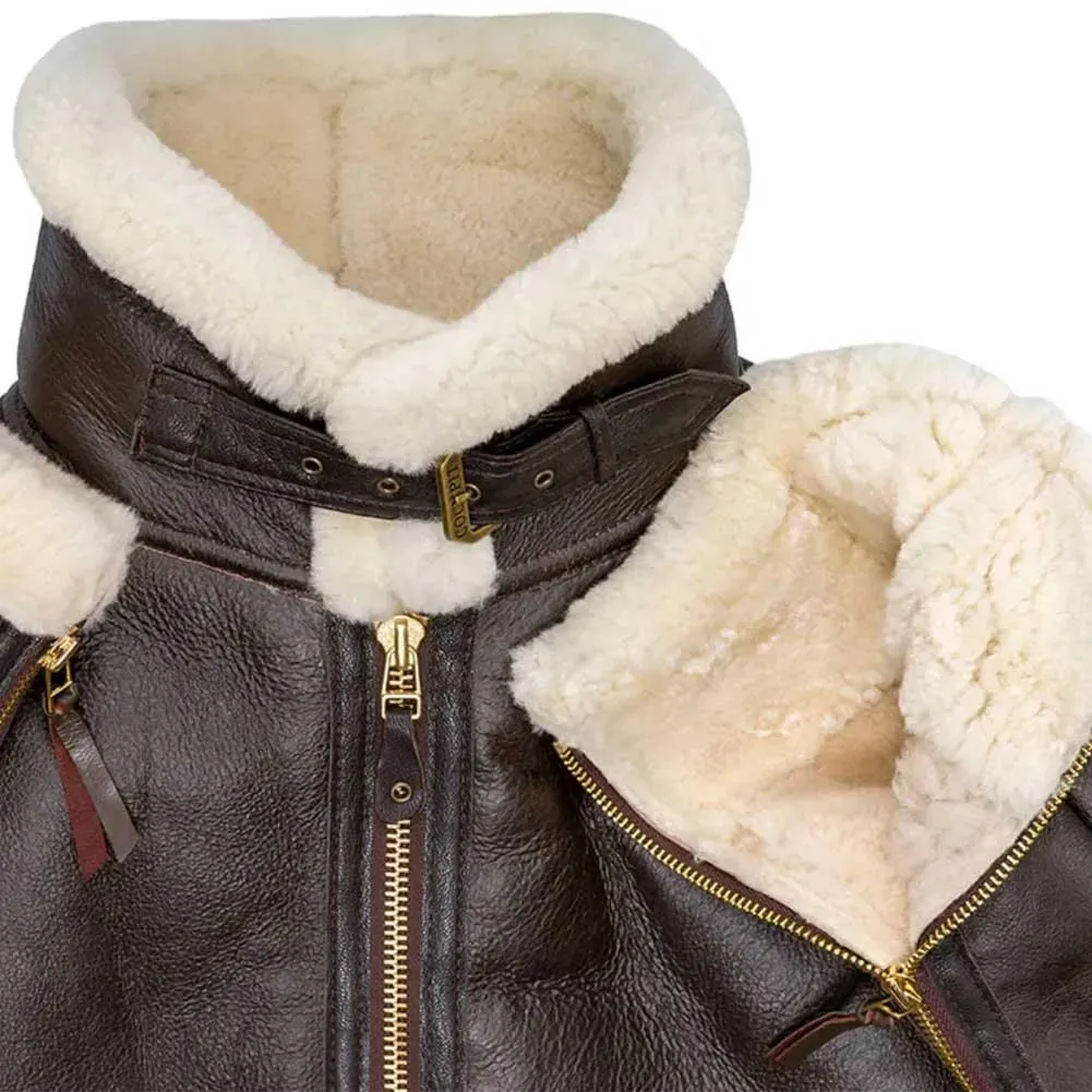 Size: 46 Cockpit USA Men’s B-9 Scout Sheepskin Bomber Jacket | FINAL SALE SHIPS SAME DAY! sold by Legendary USA product image thumbnail 4