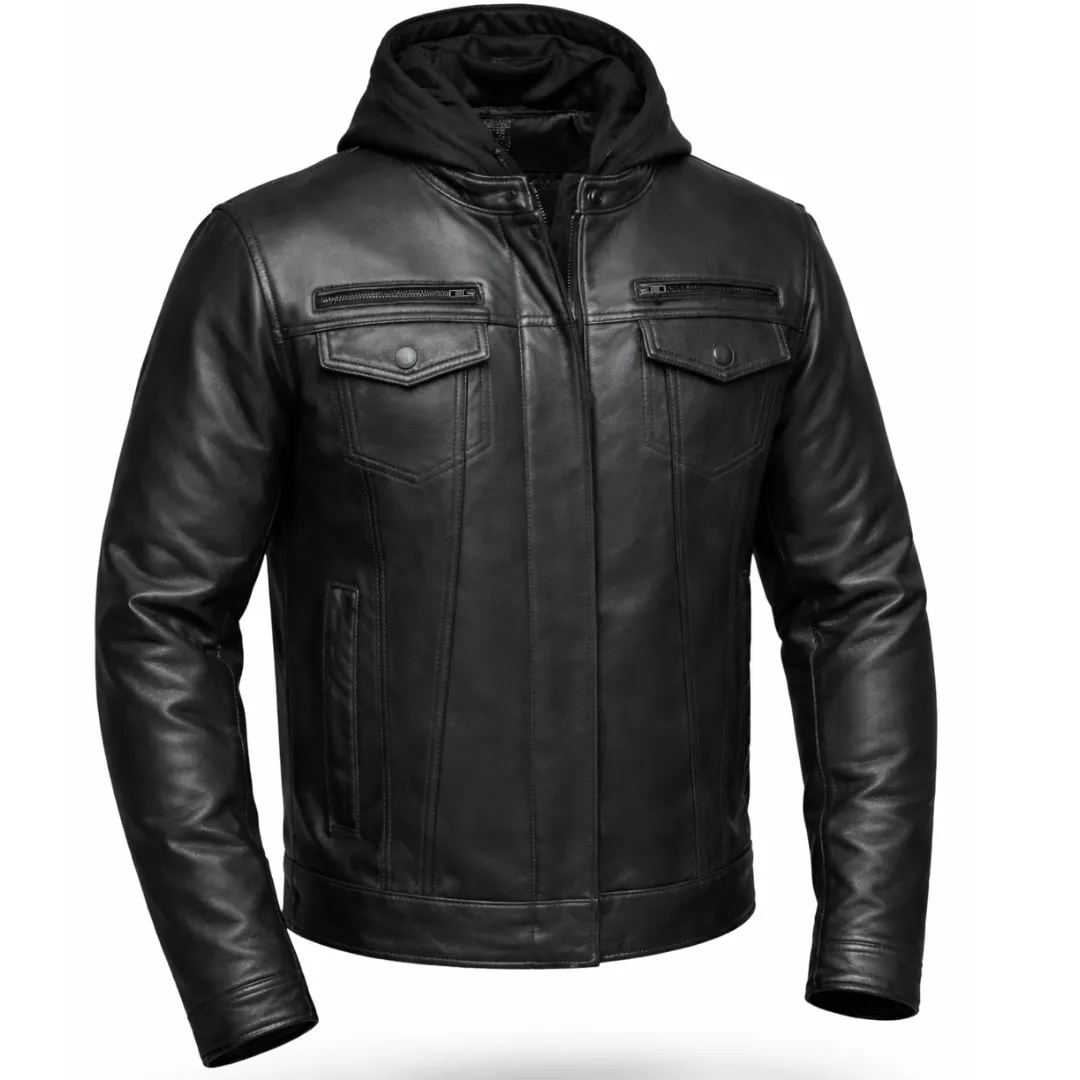 Legendary 'No Mercy' Men's Premium Leather Lightweight Motorcycle Jacket sold by Legendary USA
