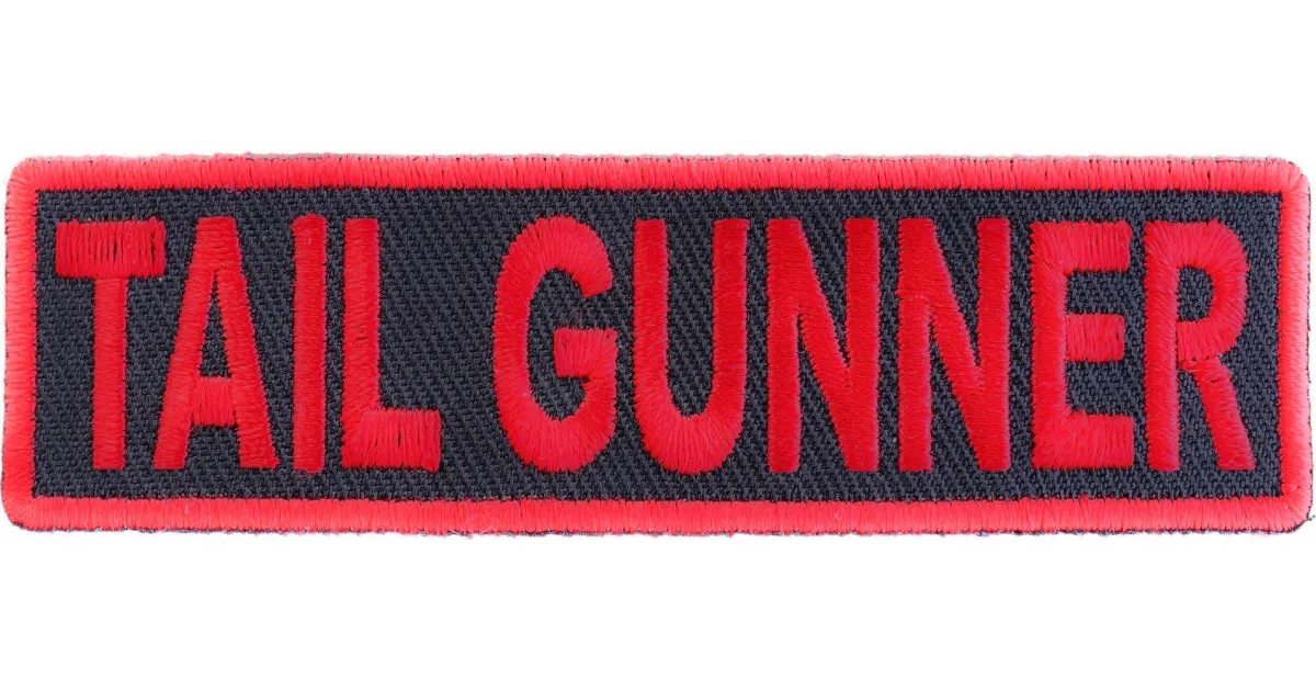 Tail Gunner Patch Red Yellow sold by Legendary USA